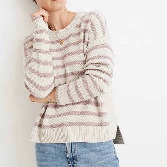 Madewell Striped Pickford Pullover Sweater - Picture 4 of 5